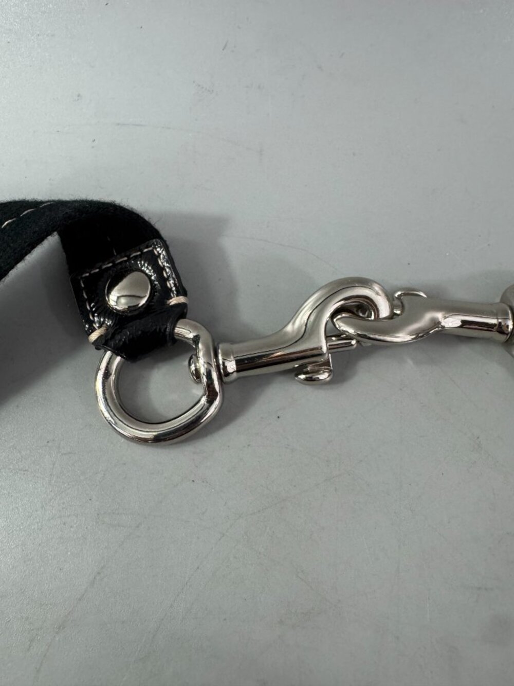 Coach Black Cotton Black Patent Accents Adjustable Strap - Picture 9 of 10